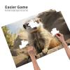 1000PCS Jigsaw Puzzle for Adults Personalized Picture Puzzle Meerkat Animal Customized Wooden Puzzle for Family, Birthday, Wedding, Game Nights Gifts Animal Puzzle 29.5x19.7 inches view 3