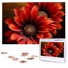 1000PCS Jigsaw Puzzle for Adults Personalized Picture Puzzle Red Sunflower Customized Wooden Puzzle for Family, Birthday, Wedding, Game Nights Gifts Animal Puzzle 29.5x19.7 inches view 1