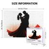 1000PCS Jigsaw Puzzle for Adults Personalized Picture Puzzle Ballroom Dance Customized Wooden Puzzle for Family, Birthday, Wedding, Game Nights Gifts Animal Puzzle 29.5x19.7 inches view 2
