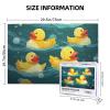 1000PCS Jigsaw Puzzle for Adults Personalized Picture Puzzle Rubber Ducks Customized Wooden Puzzle for Family, Birthday, Wedding, Game Nights Gifts Animal Puzzle 29.5x19.7 inches view 2