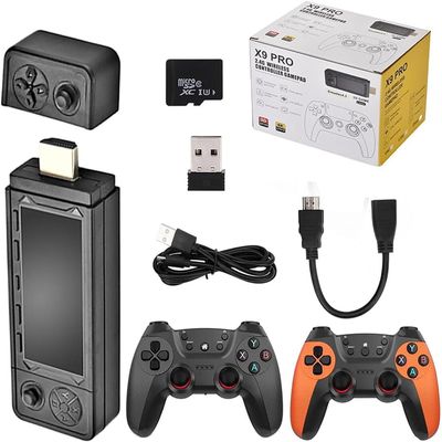ZWXYVUT 2025 X9 Ultra Retro Game Stick 4k, New X9 Pro 4k Retro Game StickWhite Controller, Wireless Retro Game Console,X9 Ultra Stick, Plug and Play Retro Gaming Console X9 (256G 60000+Games)