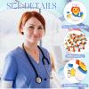 Gejoy 50 Pcs Mini Nurse Rubber Ducks Nurse Appreciation Week Figurines Bulk Small Assorted Rubber Ducks for Birthday Gifts Party Exchanging Favors Holiday Decor view 3