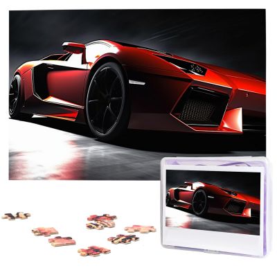 1000PCS Jigsaw Puzzle for Adults Personalized Picture Puzzle Speed Sport Car Customized Wooden Puzzle for Family, Birthday, Wedding, Game Nights Gifts Animal Puzzle 29.5x19.7 inches