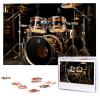 1000PCS Jigsaw Puzzle for Adults Personalized Picture Puzzle Drum Set Customized Wooden Puzzle for Family, Birthday, Wedding, Game Nights Gifts Animal Puzzle 29.5x19.7 inches view 1