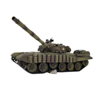 BrickCraftWorks 1:16 2.4G T72 RC Main Battle Tank Model That Shoot for Adults and Teen, Military Armored Vehicles with Sound and Light Effects (Upgraded Version)