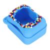 XUMIUZIY Silicone Cover Case for BITZEE Interactive Toy Digital Pet, Colorful Protective Skin Sleeve with Lanyard for BITZEE Virtual Electronic Pets Accessories, Scratch (Blue) view 2