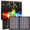 1000+ Pockets Card Binder, Trading Card Binder 16 Pocket, PU Cover with Costum Label, Card Collection Binder for Tcg, MTG, Yugi, Hoke Cards and Cards Sleeve, Card Holder Binders (Yellow&Black) view 1