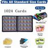 1000+ Pockets Card Binder, Trading Card Binder 16 Pocket, PU Cover with Costum Label, Card Collection Binder for Tcg, MTG, Yugi, Hoke Cards and Cards Sleeve, Card Holder Binders (Yellow&Black) view 3