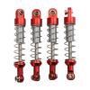 2 Pairs Aluminum Alloy 60mm RC Car Modification Parts for WPL C14 C24 MN D90 99s Color 99s These Are Fit for of Remote Enhance Performance (Red) view 4