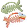 2PCs Bebe Mondo Fish Baby Teethers,3D Fish Teething Toys Silicone 0-6 6-12 12-18 Months Toys view 1