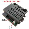 RX91-B 12V CE FC Kids Powered Ride on car 2.4G Bluetooth Remote Control and Receiver Kit, for Power Wheel Car Controller Accessories Replacement Parts view 3