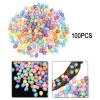 CarpNettore 100Pcs Mini Easter Eggs, Small Glitter Eggs, Foam Easter Eggs for DIY Home Indoor Decor view 2