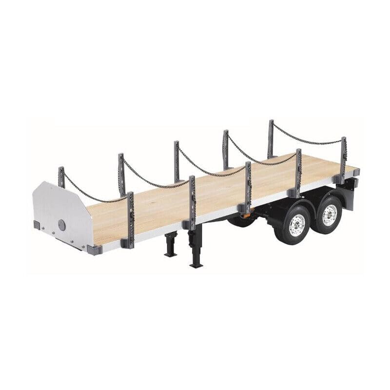 Fit for Hercules 2Axle RC Tractor Flatbed Semi Trailer Truck 1:14 for DIY Fit for Tamiya Modelf1