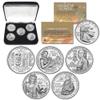 2024 American Women Quarters U.S. Mint 5-Coin Full Set in Capsules with Display Box (P-Mint) view 1
