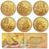2024 Gold Plated American Women Quarters U.S. Mint 5-Coin Full Set with Certificate view 1