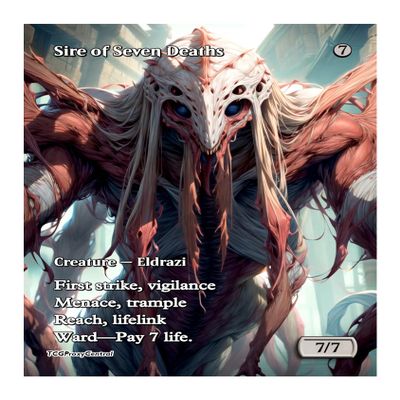 4x | Sire of Seven Deaths | Anime | Full Art | Foil or Non-Foil (Non Foil)