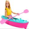 Barbie Dolls and Accessories, 2 Brunette and Blonde Fashion Dolls with Tent, 2 Sleeping Bags, Kayaks and 15+ Camping Accessories view 4