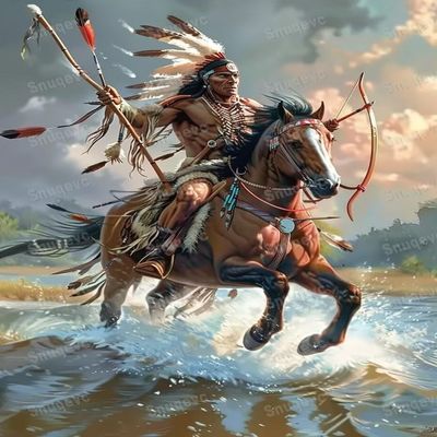 1000 Piece Adult Jigsaw Puzzle - Indian Horse Wooden Rounded Corner Multi-Color Jigsaw Puzzle, Zero Dust Easy Storage, DIY Unique Decorative Gifts for Beginners