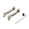 HLSONHENGM Metal Upgrade, Front and Rear Drive Shafts, for WPL 1/10 C74 1/16 RC Car Parts(Silver) view 1