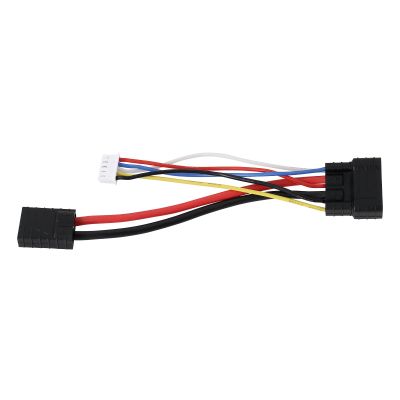 ECSiNG 1PC 5-Pin Model Connection Cable Compatible with T-raxxas ID LiPo 4S Adapter Length 15.7cm 14AWG 5-Pin Model Control Cable for RC Helicopter RC Vehicle