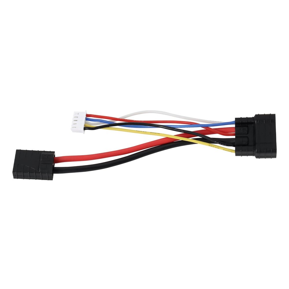 ECSiNG 1PC 5-Pin Model Connection Cable Compatible with T-raxxas ID LiPo 4S Adapter Length 15.7cm 14AWG 5-Pin Model Control Cable for RC Helicopter RC Vehicle