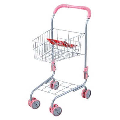 JWQFBC Kids Shopping Cart Pretend Play Party Favors Miniature Baby Trolley Toy Shopping Cart for Boys Girls Toddlers Birthday Gift