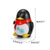 Mini Inductive Robot Toys Track Penguin with LED Lights Interactive Pet Follow The Black Line to Walk Educational Toys Kid's Gifts (Black) view 3