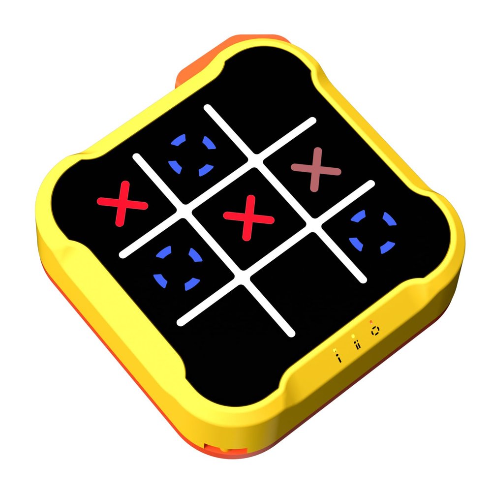 Tic Tac Toe Bolt Game, Handheld Electric Puzzle Game, Electronic Board Games for Educational and Memory Growth, Gift Ideal for Kids and Adults' Birthday, Portable Travel Games for Car Ride