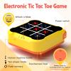 Tic Tac Toe Bolt Game, Handheld Electric Puzzle Game, Electronic Board Games for Educational and Memory Growth, Gift Ideal for Kids and Adults' Birthday, Portable Travel Games for Car Ride view 2