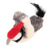 Dioche Cat Flapping Bird Plush Toy,Interactive Soft Flapping Bird Squeaky Electronic Plush Toy for Home Indoor, Lifelike Appearance, Compact and Easy to Carry view 1