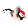 Dioche Cat Flapping Bird Plush Toy,Interactive Soft Flapping Bird Squeaky Electronic Plush Toy for Home Indoor, Lifelike Appearance, Compact and Easy to Carry view 4
