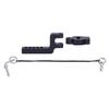 CNC Trailer Hook Rescue Accessories for 1/10 RC Crawler Axial SCX10 90046 TRX4 RC4WD Redcat TF2 CC01 Simulation Decoration Parts view 4