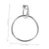 VALICLUD 50pcs Pirate Earrings for Cosplay and Halloween Parties Plastic Hoop Earrings for Pirate Costume Accessories for Themed Events and Roleplaying view 4