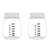 2pcs Breast Pump Collection Bottles for Spectra S2 S1 9 Plus Motif Luna Breast Pumps, 6.oz 180ml Reusable Wide Neck Bottles with Collar and Sealing Disc, Replace for Spectra Bottle view 1