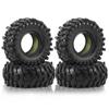 118mm RC Crawler Tires 4 Pcs 1.9 inch Built-in Heavy Duty Silicone liner Suitable for 1/10 Crawler car low center of gravity tires such as AX Ghost TRX4 SCX10 III Easy Control Ruitai%t055(Dark Green) view 2