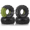 118mm RC Crawler Tires 4 Pcs 1.9 inch Built-in Heavy Duty Silicone liner Suitable for 1/10 Crawler car low center of gravity tires such as AX Ghost TRX4 SCX10 III Easy Control Ruitai%t055(Dark Green) view 4