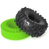 118mm 1.9 inch RC Crawler Tires and 4 Pcs Weighted Silicone liner For most 1/10 Crawler car TRX-4 Axial SCX10 90046 SCX10 III VS4-10 Tamiya CC01 D90 D110%t055 (Green) view 4