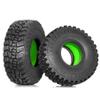 120mm 1.9 RC Crawler Tires 1/10 Fits most 1/10 RC Crawler cars such as SCX10 III TRX4 90046 R197 (Silicone Sponge Dark Green) view 4