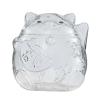 BPTCUE Clear Lucky Cat Piggy Bank Saving Money Box Decorative Ornaments Crafts Glass for Boys Children Kids Party view 1