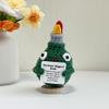 DTREELS 1pcs Handmade Crochet F-Bomb with Base, Emotional Support Bomb with Positive Card, Stress Relieving Bomb Toy for Friends, Funny Handmade Crochet Gift for Friends Home Office Desk Decor view 1