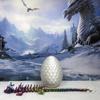 3D Printed Dragon with Dragon Egg, 3D Printed Articulated Red Yellow Blue Cherry Blossom Dragon, Fidget Toy for Autism ADHD, Gift Ideas - D021-RYB view 4