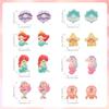 8 Pairs Princess Clip Earrings, Little Girl Dress up Princess Accessories Cute Mermaid Clip on Earrings Children Non Pierced Earrings Kids Clip Earring and Earring Set for Party Favor view 2