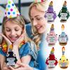 DTREELS 1pcs Handmade Crochet F-Bomb with Base, Emotional Support Bomb with Positive Card, Stress Relieving Bomb Toy for Friends, Funny Handmade Crochet Gift for Friends Home Office Desk Decor view 3