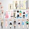 Yilia Magnetic Princess Dress Up Paper Doll, 2025 New Paper Dolls Magnetic Dress Up Dolls for Girls Ages 4-7, Pretend Play Toys Magnet People Clothes Game for Girls Imagine Set Birthday Gift (F Set) view 1