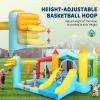 (2025 New JOYMOR 9-in-1 Inflatable Bounce House for Ages 36 with Height-Adjustable Basketball Hoop, Kiosk House, Ball Pit, Inflatable Bouncer with Blower for Indoor & Outdoor Party view 3