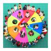 EDCWDTYYEC Parachute Game with Holes, Nursery Agility Training Whack-a-mole Game, Cooperative Game for Kids Birthday Party Parachute Paracadas(4m/9.8ft) view 1