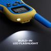 FOREDOM Walkie Talkies for Kids Walkie Talkies Long Range for Boys Age 3 to 12 Year Old Birthday Toys with Flashlight, Lanyards, 2 Pack - Blue view 4