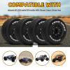 12mm/14mm/17mm Hex RC Wheels and Tires RC Truck Tires 1/10 Scale Tyres Detachable Replacement RC Car Tires RC Car Wheels for Arrma Senton Tires Slash Tires Axial Redcat Rc4wd Hex Fury (Black B) view 4