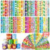 100Pcs Easter Slap Bracelets, Easter Basket Stuffers Party Favors Snap Wristbands for Kids Egg Fillers Gifts Exchange Gifts, Egg Hunt Event, Classroom Prizes, School Supplies view 1