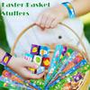 100Pcs Easter Slap Bracelets, Easter Basket Stuffers Party Favors Snap Wristbands for Kids Egg Fillers Gifts Exchange Gifts, Egg Hunt Event, Classroom Prizes, School Supplies view 4